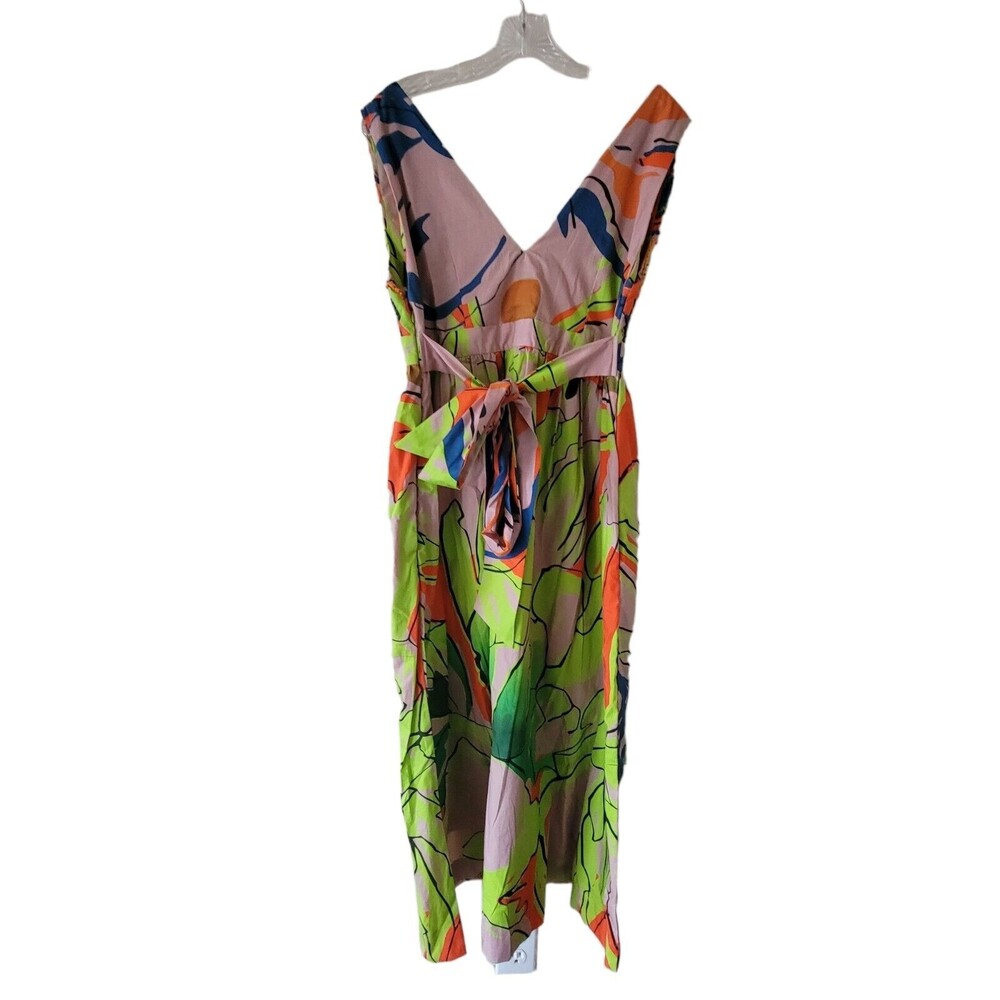 Anthropologie Roompa PERMARAJUA‎ Nenma Dress Midi MEDIUM NWT - Picture 6 of 9